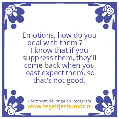 Tegeltje: Emotions