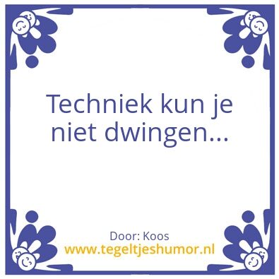 Tegeltje: Braas