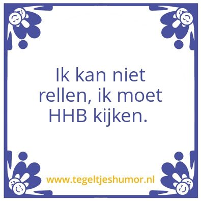 Tegeltje: Rellen