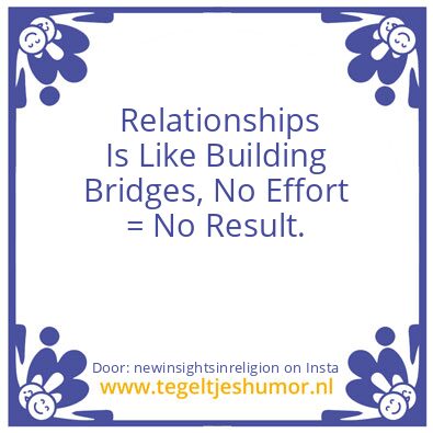 Tegeltje: No Effort = No Result