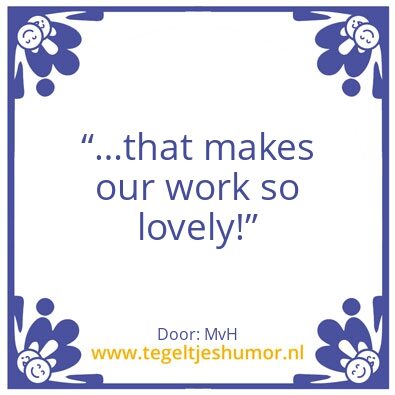 Tegeltje: Lovely