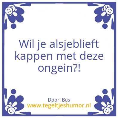 Tegeltje: Kappen