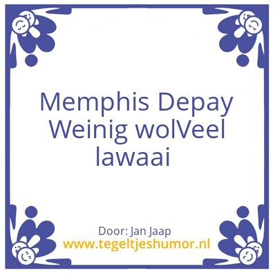 Tegeltje: Depay