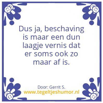 Tegeltje: Ik ben Gerrit.