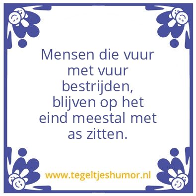 Tegeltje: Vuur