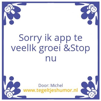 Tegeltje: Michel