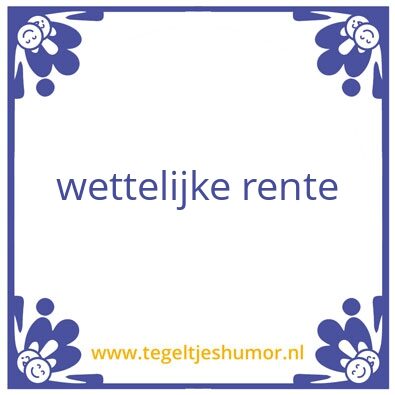 Tegeltje: x