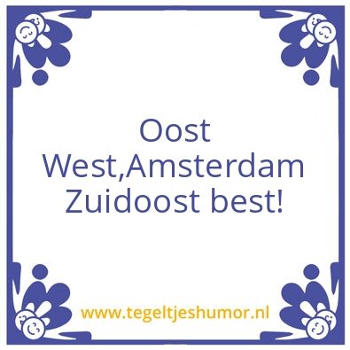 Tegeltje: Zoals het klokje thuis tikt