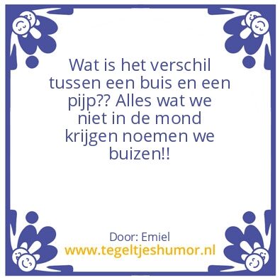 Tegeltje: Pijpen