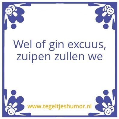 Tegeltje: Bier
