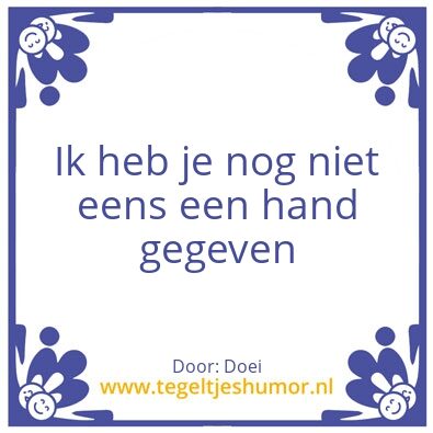 Tegeltje: Yo