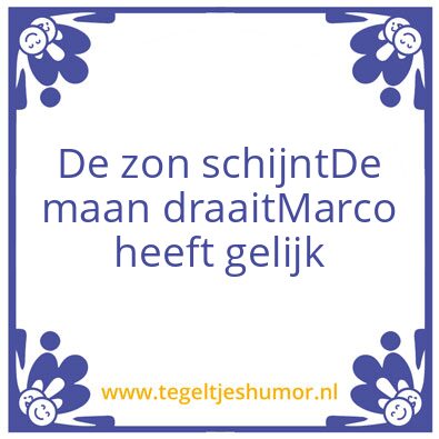 Tegeltje: Natuurwetten