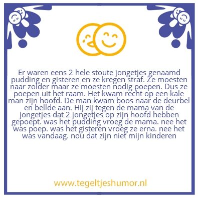 Tegeltje: Pudding en Gisteren