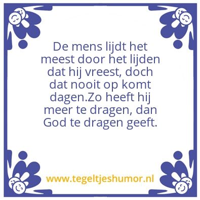 Tegeltje: Tegeltje