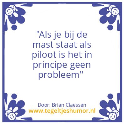 Tegeltje: Mast