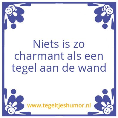 Tegeltje: Bennie