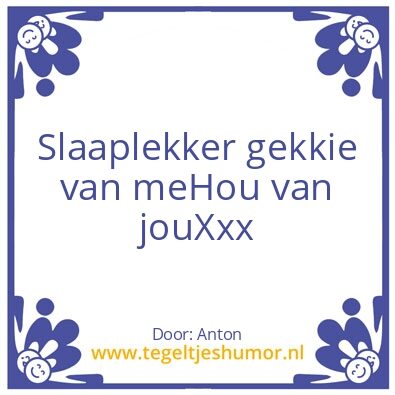 Tegeltje: Nata