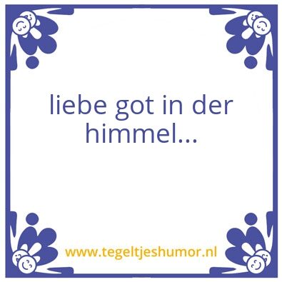 Tegeltje: margie