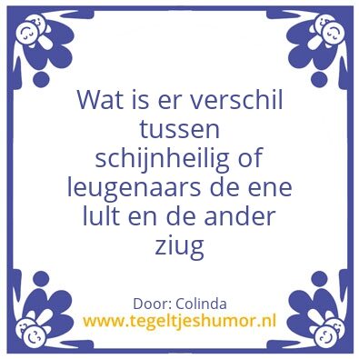 Tegeltje: Colinda
