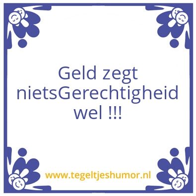 Tegeltje: $$$