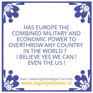 Tegeltje: I’LL VOTE FOR THAT !