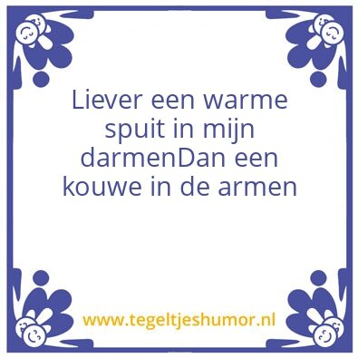 Tegeltje: RegenboogðŸŒˆ humor