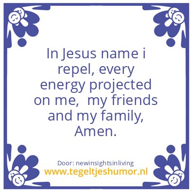 Tegeltje: In Jesus Name