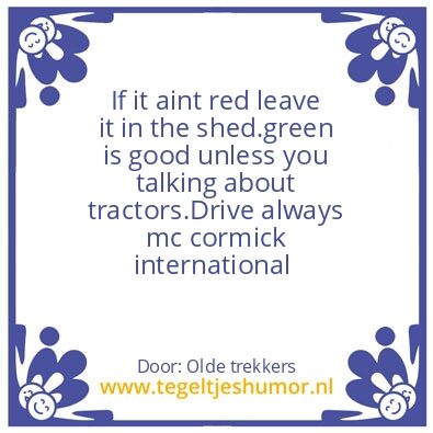 Tegeltje: Mc cormick international