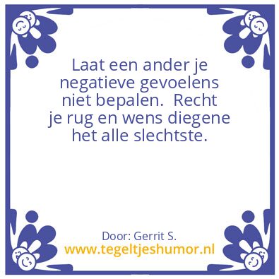 Tegeltje: Ik ben Gerrit.