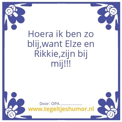 Tegeltje: Familieportret