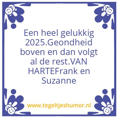 Tegeltje: 2025