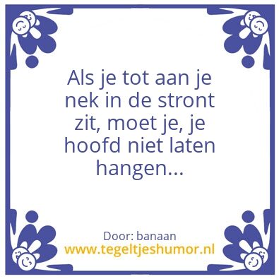 Tegeltje: Nek