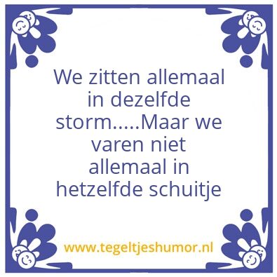 Tegeltje: Corona