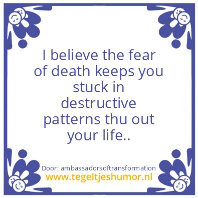 Tegeltje: Your entire life
