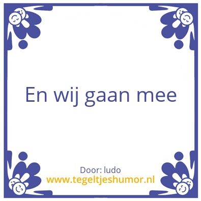 Tegeltje: tapa