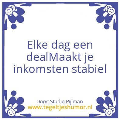 Tegeltje: Business