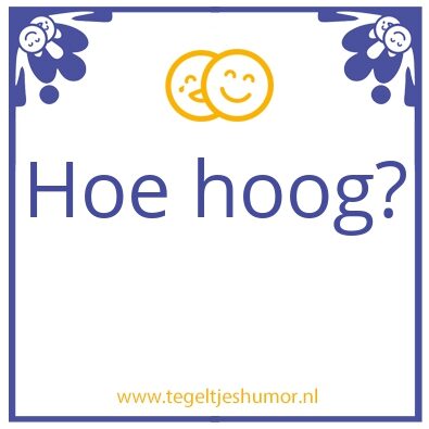 Tegeltje: SPRING!