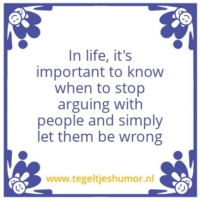 Tegeltje: Note to myself