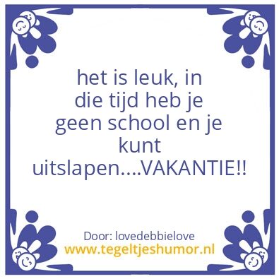 Tegeltje: Tegeltje