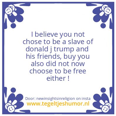 Tegeltje: Squandering responsibilities ?