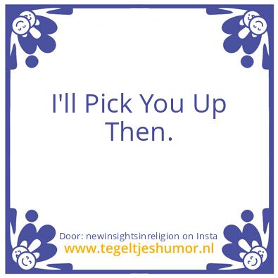 Tegeltje: This Is Your Calling Too.