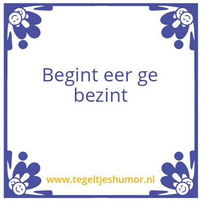 Tegeltje: t