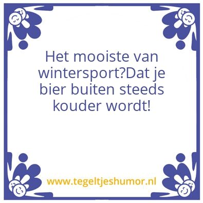Tegeltje: Bier
