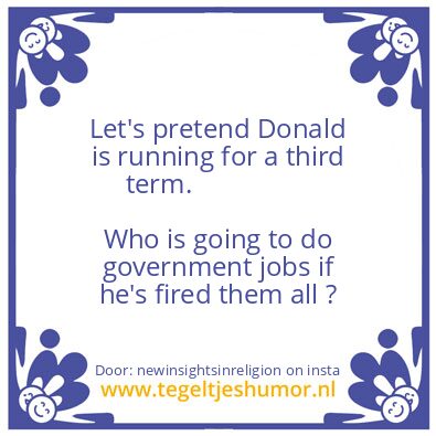 Tegeltje: Let’s pretend ..