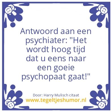 Tegeltje: psychisch advies