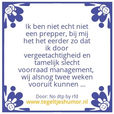 Tegeltje: To hamster or …