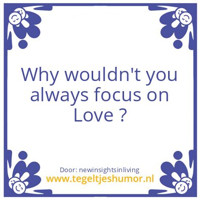 Tegeltje: Love is Good