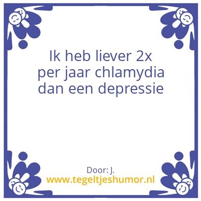 Tegeltje: Spermatherapie