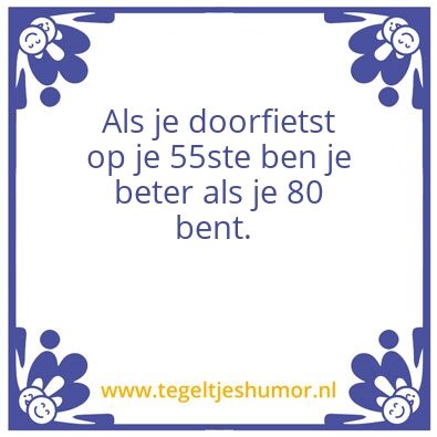 Tegeltje: 55 jaar