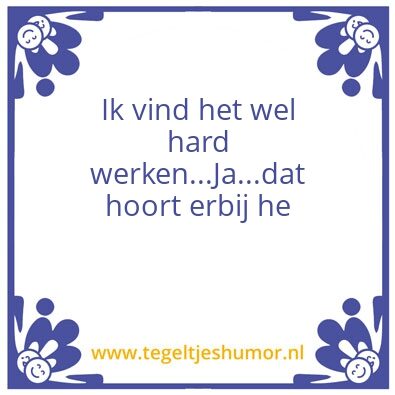 Tegeltje: De wet van Sem